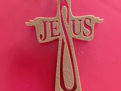 jesus keychain