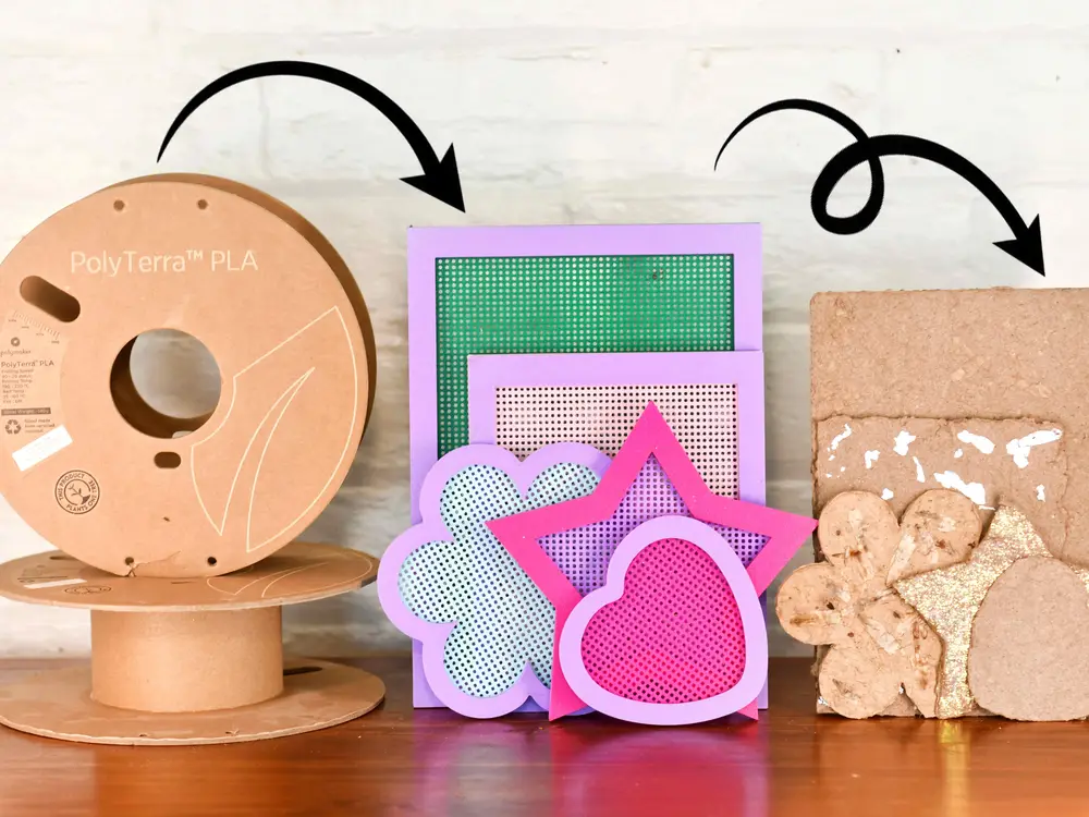 Cardboard spool Recycling Kit