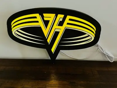 Van Halen - Light up Logo/Sign - Wall Art