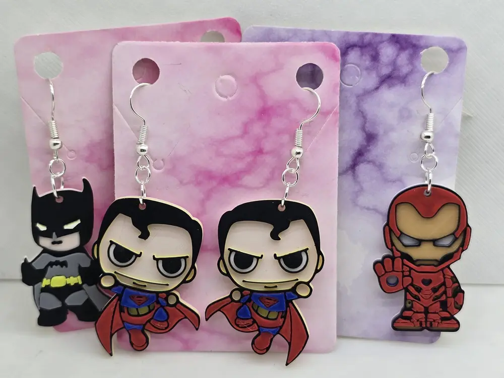Super Hero Earrings