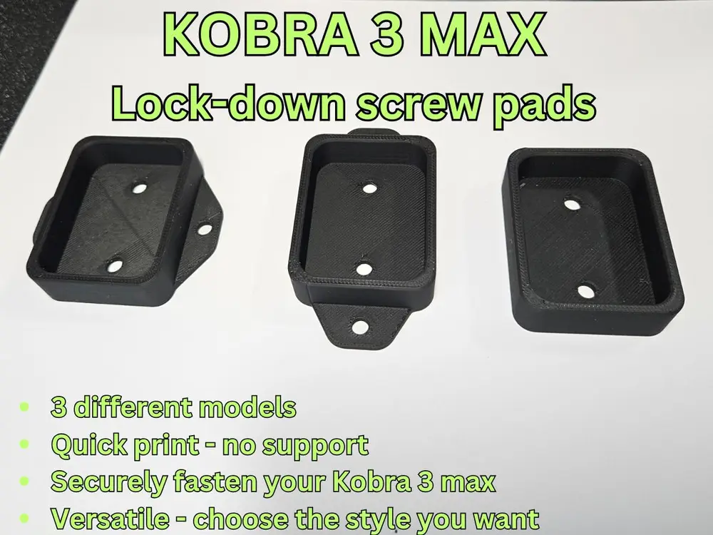 KOBRA 3 MAX - LOCK DOWN PADS