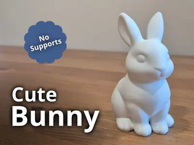 Cute Easter Bunny - No Supports