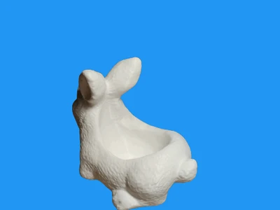 Easter Bunny with Space for Chocolate or Eggs