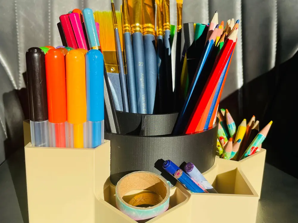 360° rotating Makeup Brush & Pen Holder Organizer