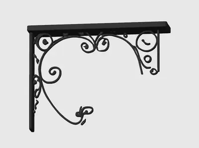 Shelf bracket or Corner decoration