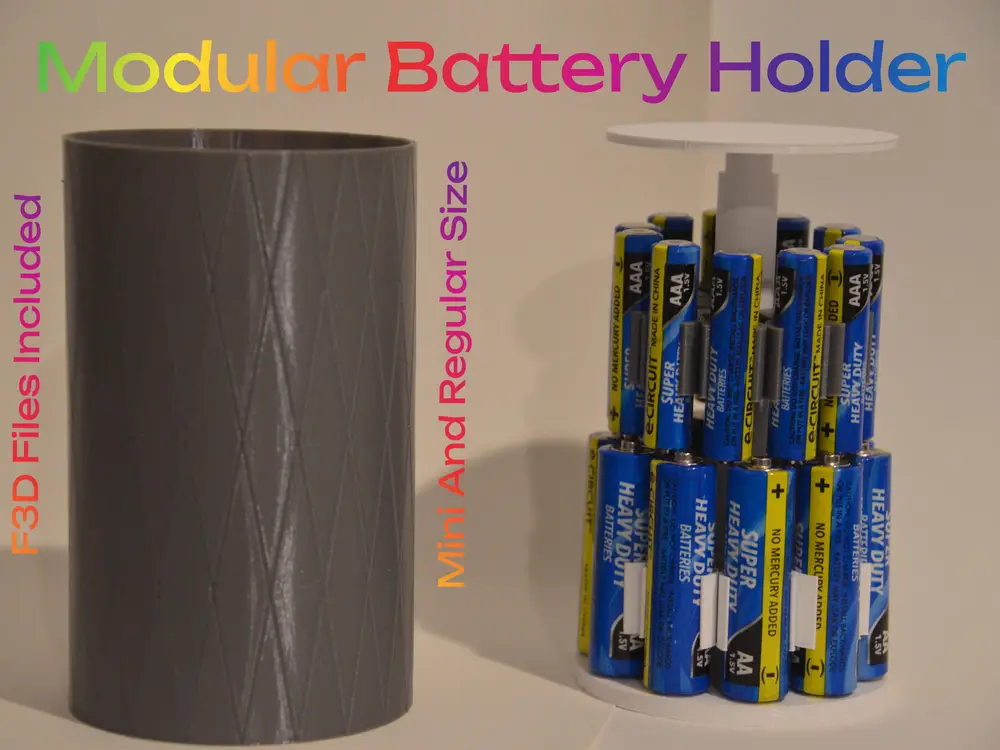 Modular Battery Storage - Free F3D Files!