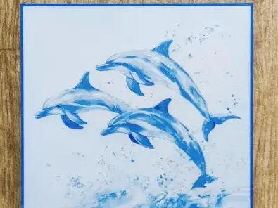 海豚墙饰