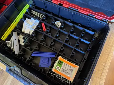 Attachable organizer box set