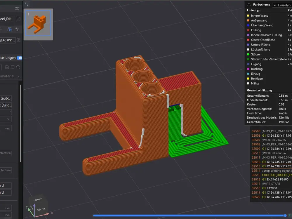 Deburring tool holder for Ikea Skadis
