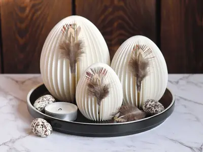 Paper Easter Egg - Modern Elegant Decor