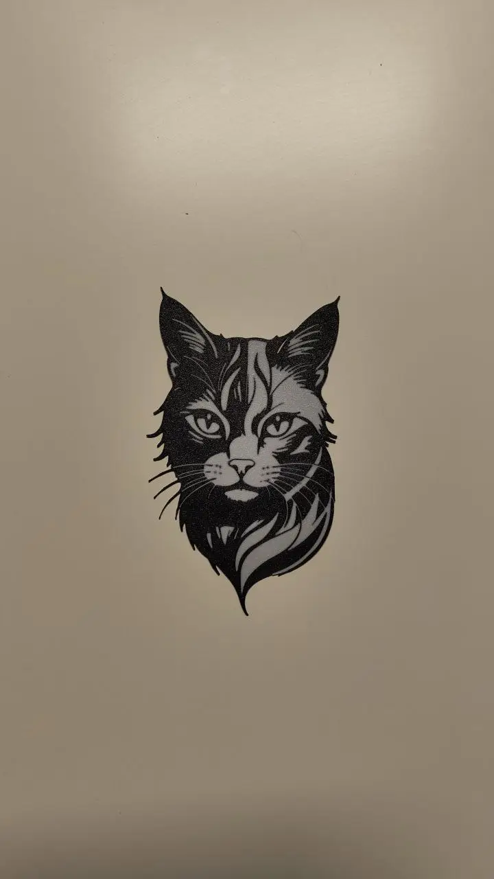 cat - plate - art