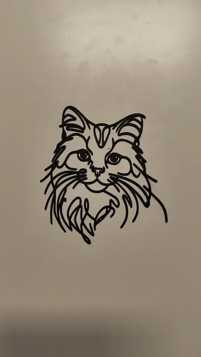 cat line art