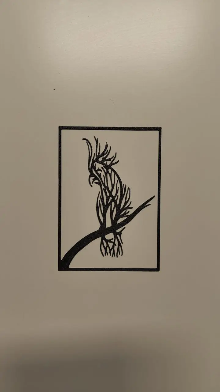 cockatoo - cacatua tree art