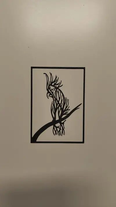 cockatoo - cacatua tree art