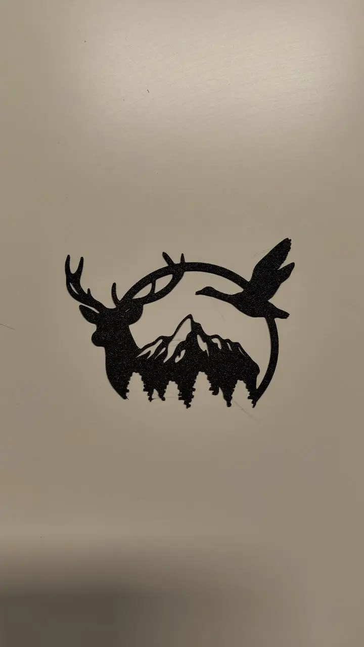 deer and goose in mountain