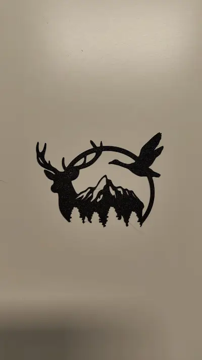 deer and goose in mountain
