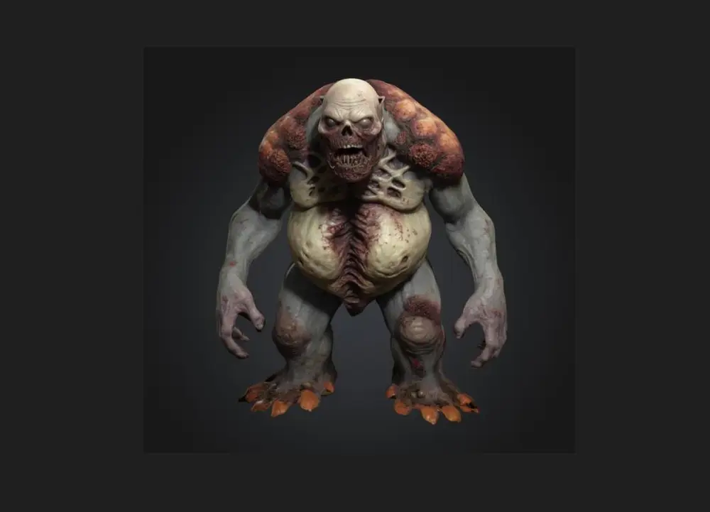 World of Warcraft orc miniature