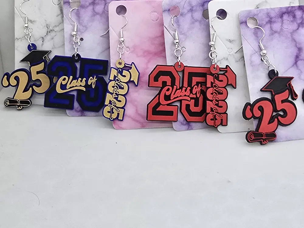 2025 Graduation Earrings