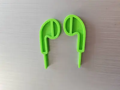 Headphone Fridge Magnet