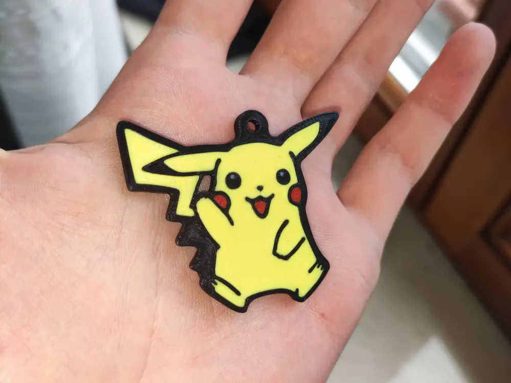 Pikachu keychain from 1998