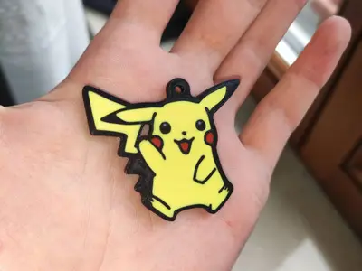Pikachu keychain from 1998