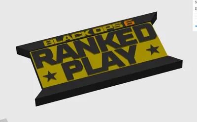 Black Ops 6 RANKED PLAY Plaque