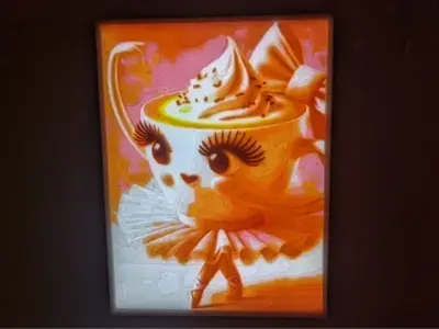 Cappuccina Ballerina Lithophane LED Relief Kit