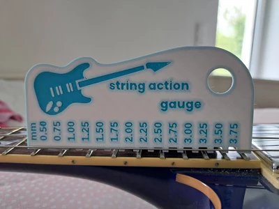 Guitar String Action Gauge