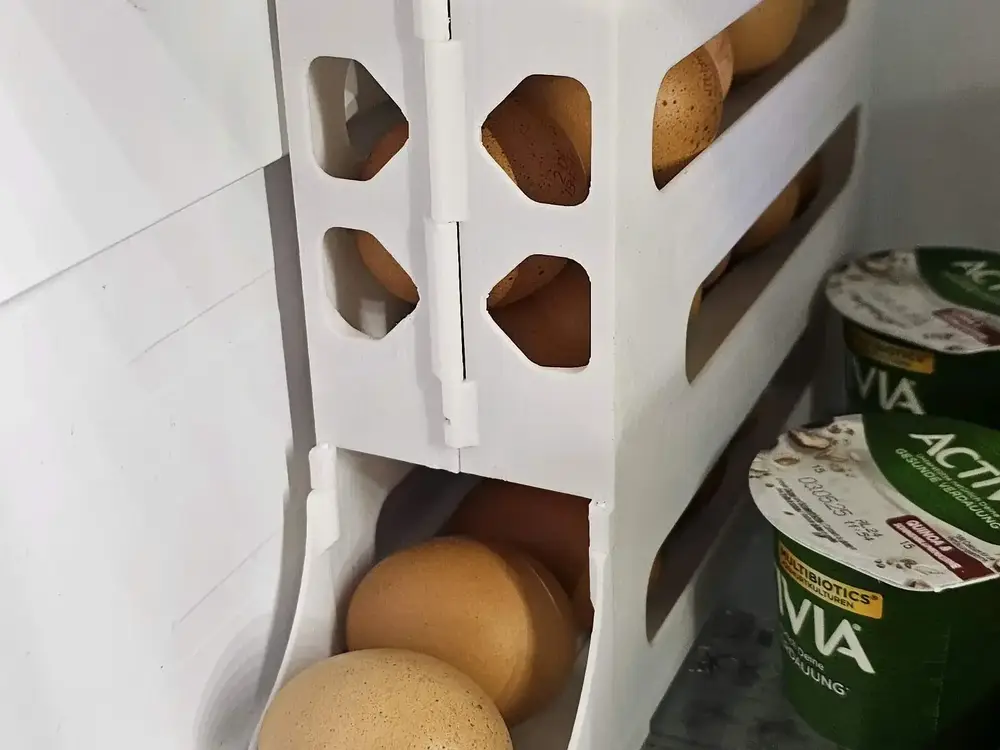 Egg Storage and Distribution Rack