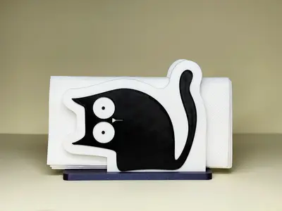 Cute Cat Napkin Holder