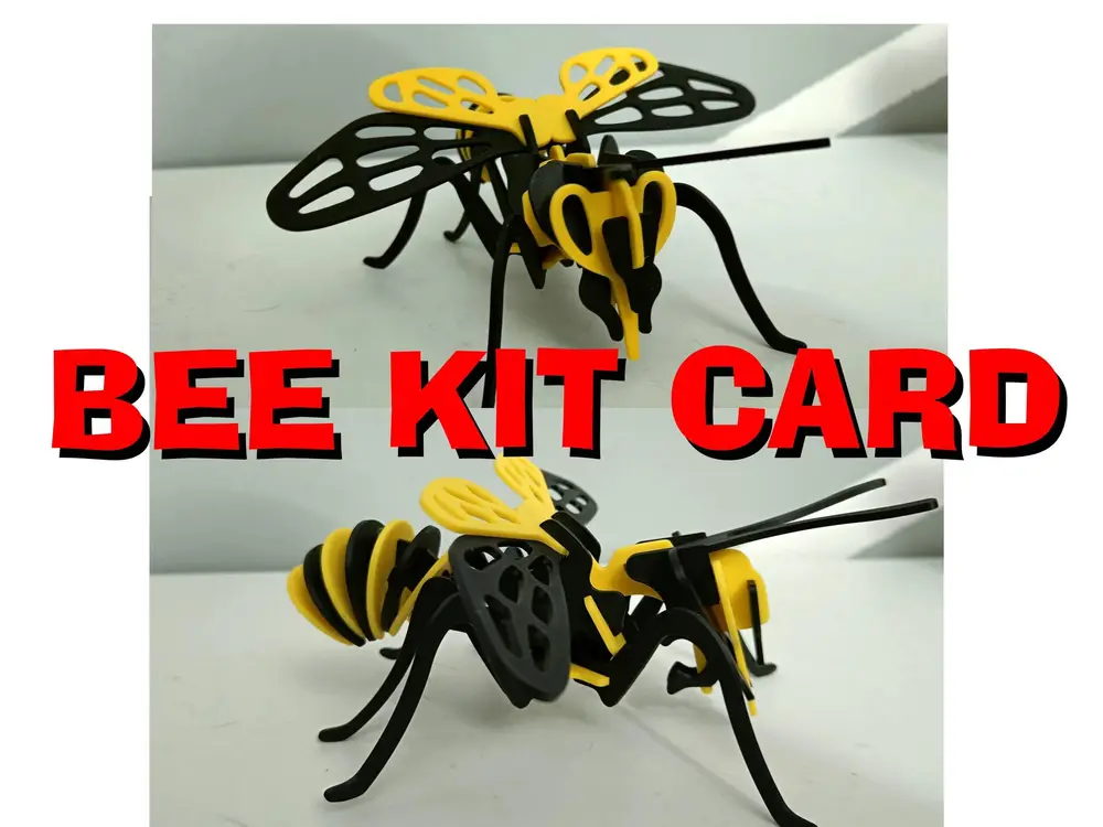 Bee Kit Card 20cm