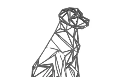 Geometric Dog Decor