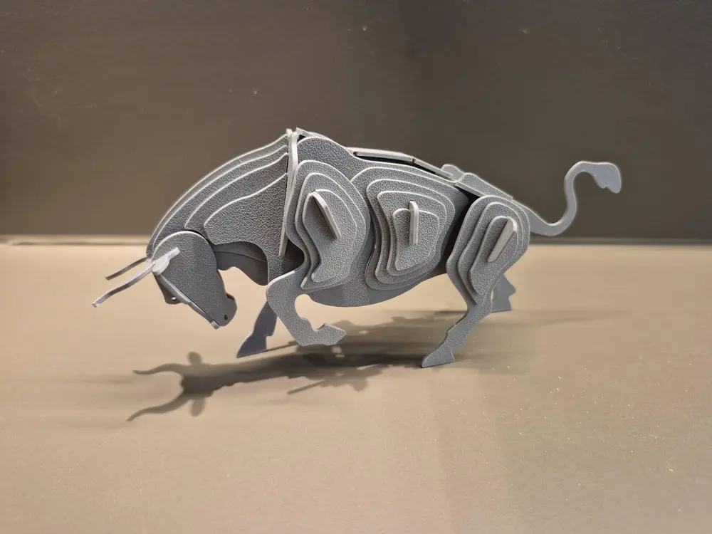 3D Bull puzzle