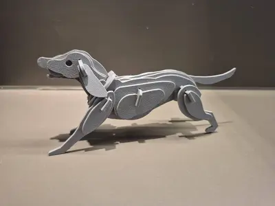 3D Dog puzzle