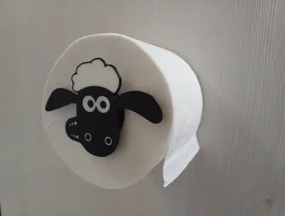 Shaun The Sheep toilet paper holder