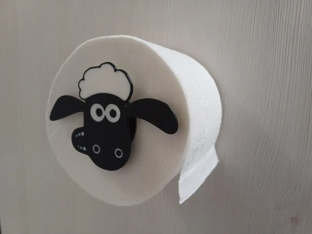 Shaun The Sheep toilet paper holder