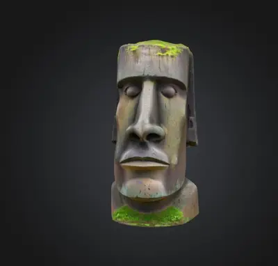 Moai statue