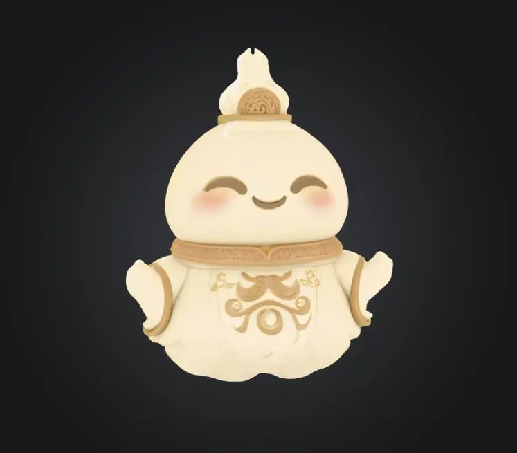 Cute charming spirit dumpling