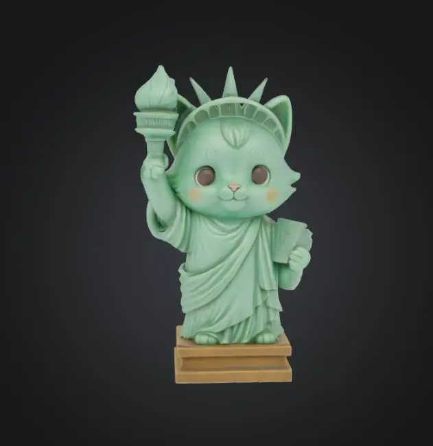 Liberty statue cat libertycat