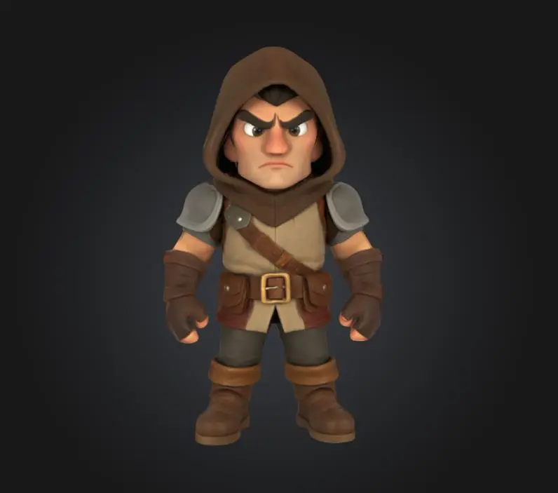 D&D Thief miniature RPG tabletop