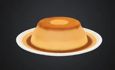 Pudim flan miniature