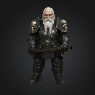 DnD Elder of the Iron Skull Legion warrior