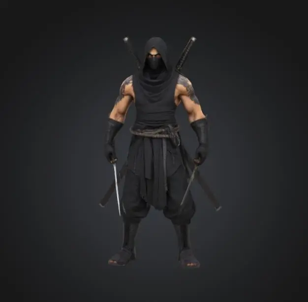 World of Warcraft ninja figure