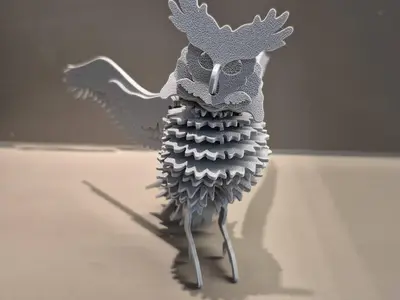 3D Owl puzzle