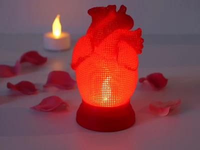 Anatomical Heart Tealight Lantern