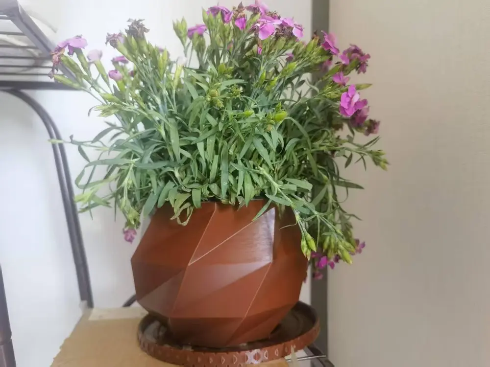 多楞面花盆Multi sided flower pot