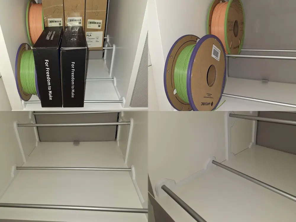 IKEA KALLAX Filament Spool Holder