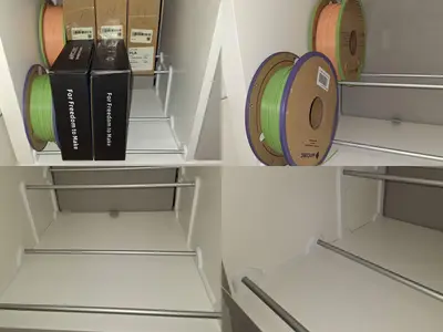 IKEA KALLAX Filament Spool Holder