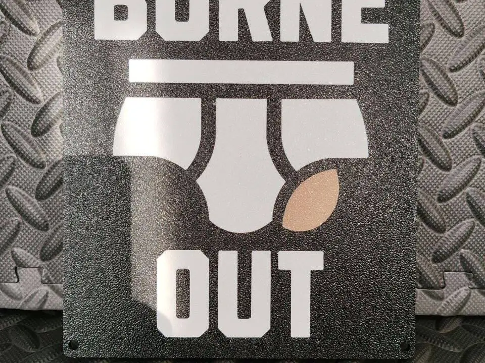 sign burn out