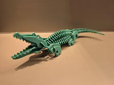 3D Crocodile puzzle